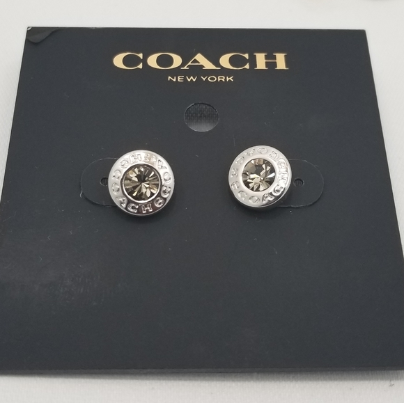 Coach stud earrings - Picture 3 of 6